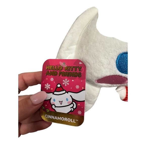 Hello Kitty & Friends Cinnamoroll Christmas Plush Sanrio Holiday NWT - Picture 3 of 3